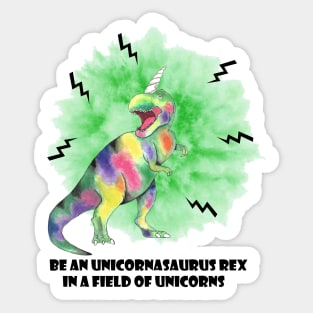 unicornasaurus rex Sticker